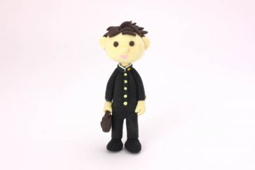 学生服で青山退院